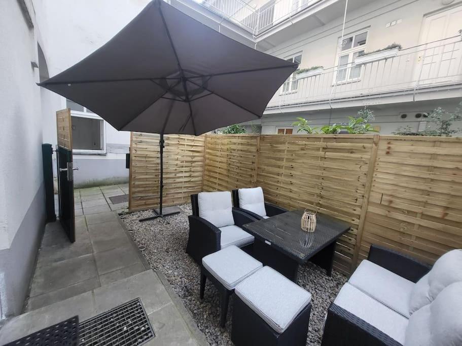 Exklusive Gartenwohnung Viena Exterior foto